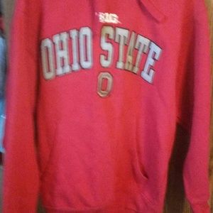 Ohio state red big 10 hoodie